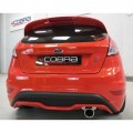 FD67b Cobra Sport Ford Fiesta MK7 ST180 2013> Turbo Back Package - 3" Bore (with Sports Catalyst / Non-Resonated) Single Tailpipe, Cobra Sport, FD67b